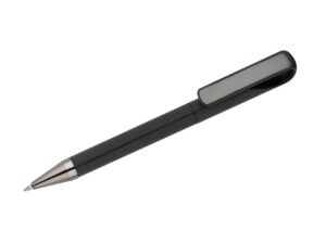 Personalisiertes TENO Schreibgerät Mit Logo, Soft-Touch-Oberfläche, Drehmechanik, 3 Farben, Gravur auf dekorativer Platte.