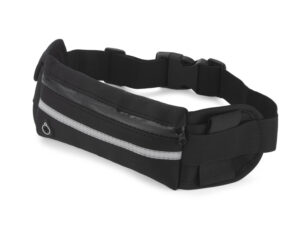Sport-Bauchtasche ENDO mit reflektierendem Band, individuell mit Logo bedruckbar.